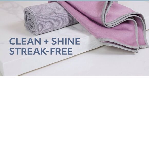 Norwex Enviro Cloth and Window Cloth Basic Package Amethyst and Graphite NWT - Picture 3 of 13